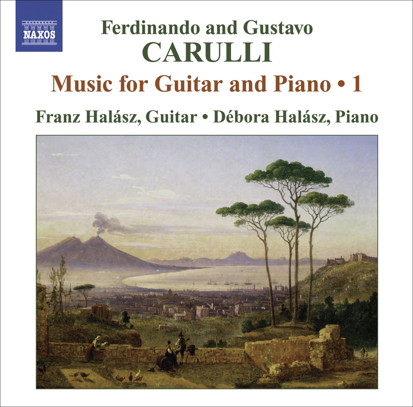 Carulli: Guitar and Piano Music, Vol. 1 by Franz Halász & Débora Halász album cover