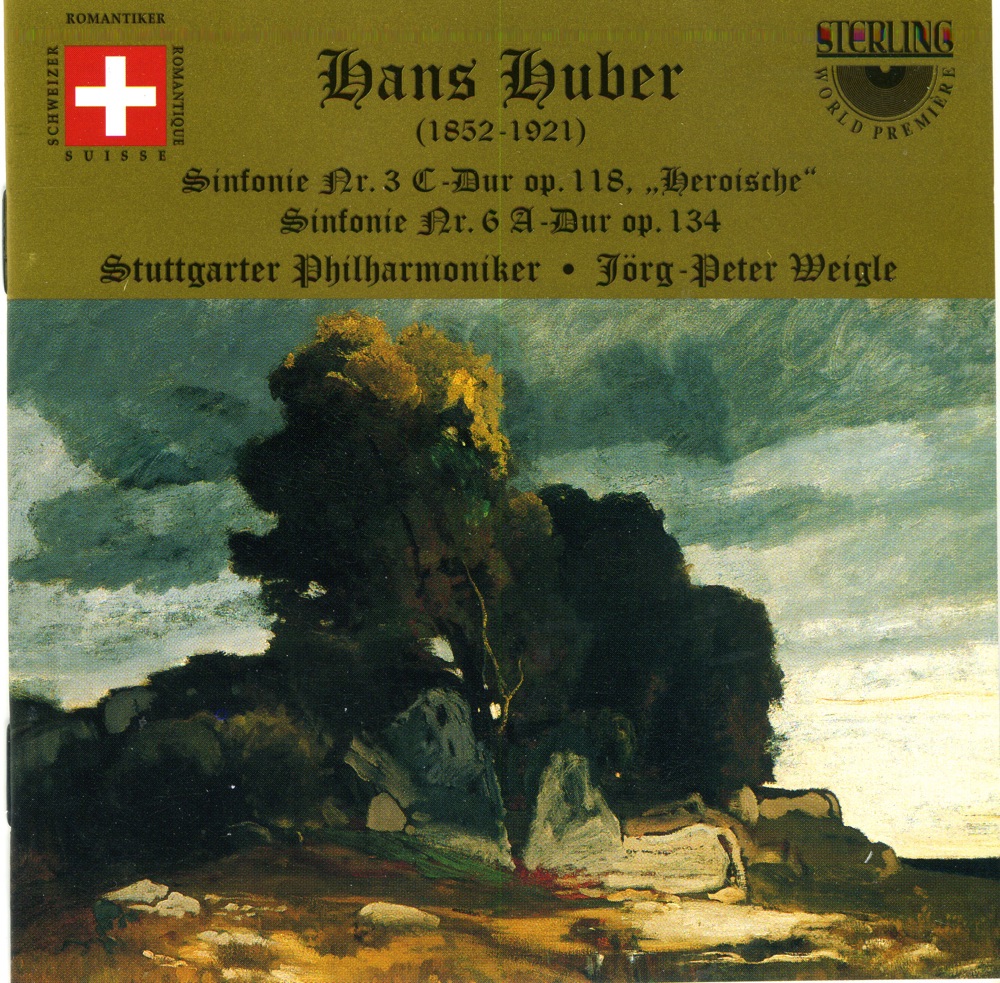 Обложка альбома «Hans Huber: Symphony No. 3, 6» — Stuttgarter Philharmoniker & Jörg-Peter Weigle