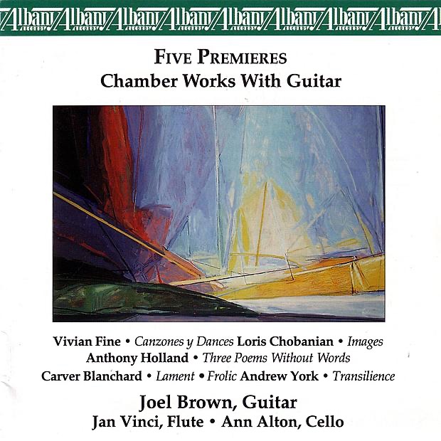Обложка альбома «Five Premieres: Chamber Works With Guitar» — Joel Brown