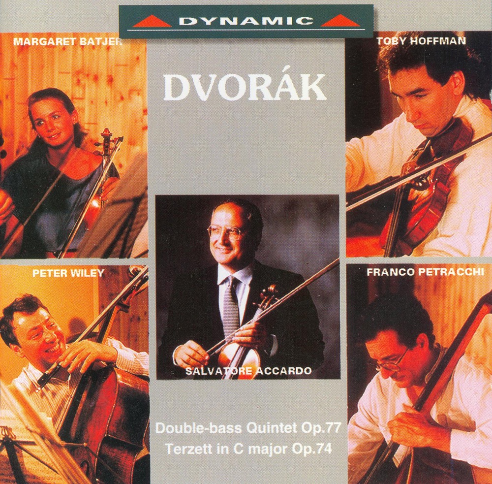 Обложка альбома «Dvořák: String Quintet In G Major & Terzetto In C Major» — Franco Petracchi, Salvatore Accardo & Toby Hoffman