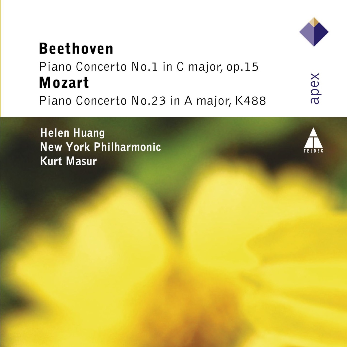 Beethoven: Piano Concerto No. 1 - Mozart: Piano Concerto No. 23 cover art