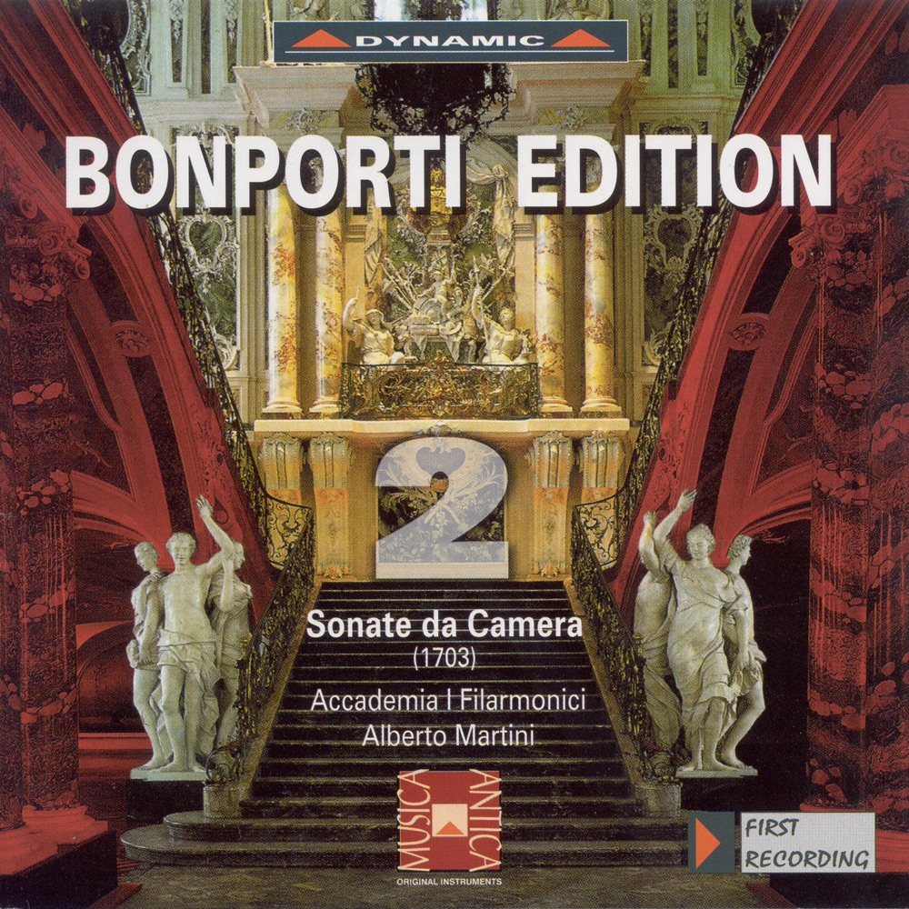 Обложка альбома «Bonporti, Vol. 2 - Chamber Sonatas» — Accademia I Filarmonici