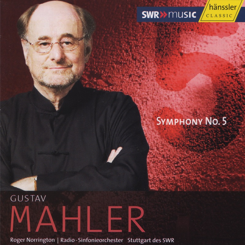 Обложка альбома «Mahler: Symphony No. 5» — Sir Roger Norrington & Radio-Sinfonieorchester Stuttgart