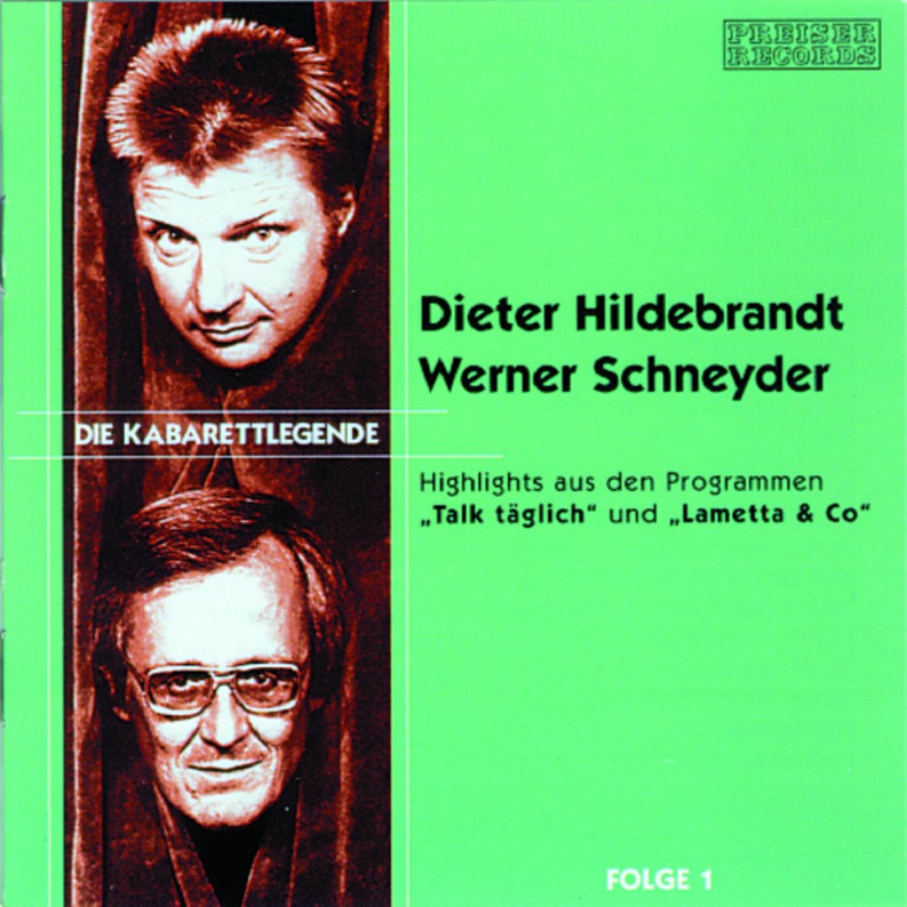 Обложка альбома «Die Kabarettlegende - Folge 1 (Dieter Hilderbrandt & Werner Schn» — Werner Schneyder