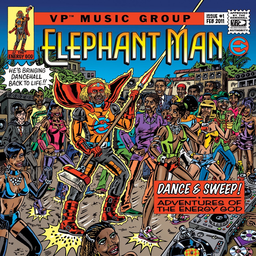 Обложка альбома «Dance & Sweep! - Adventures of the Energy God» — Elephant Man
