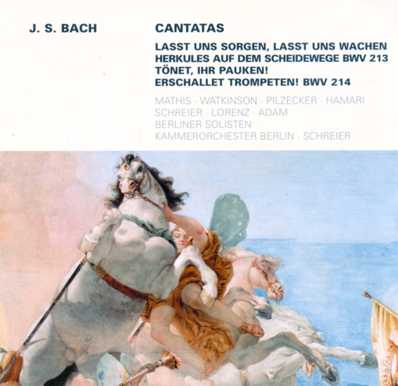 Обложка альбома «Bach: Cantatas - BWV 213, 214» — Peter Schreier & Berlin Chamber Orchestra