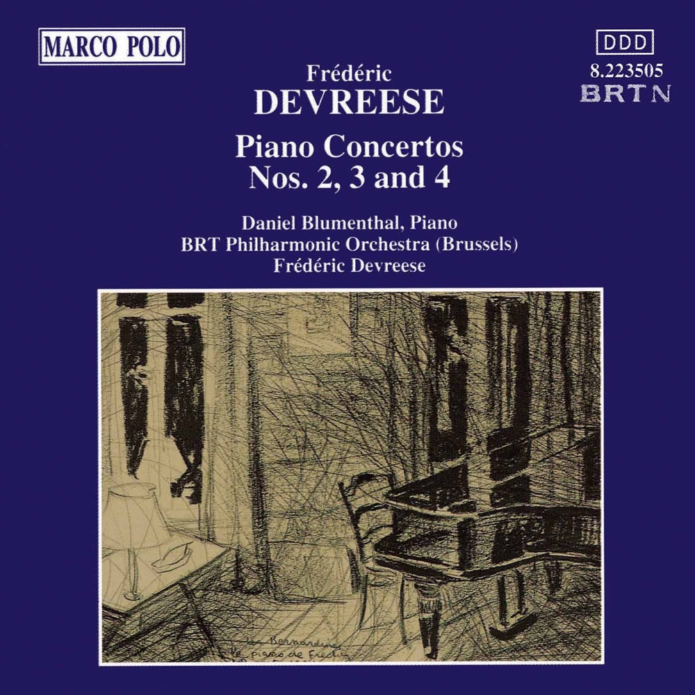 Обложка альбома «Devreese: Piano Concertos Nos. 2-4» — Daniel Blumenthal & Frédéric Devreese