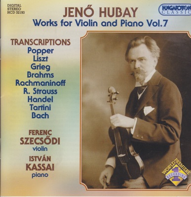 Works for Violin and Piano Vol.7 - Transcriptions