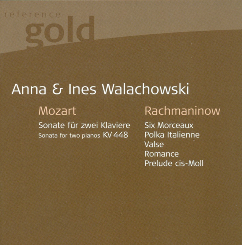 Mozart: Sonata for 2 Pianos, K. 448 - Rachmaninov: 6 Duets, 2 Pieces & Polka Italienne cover art