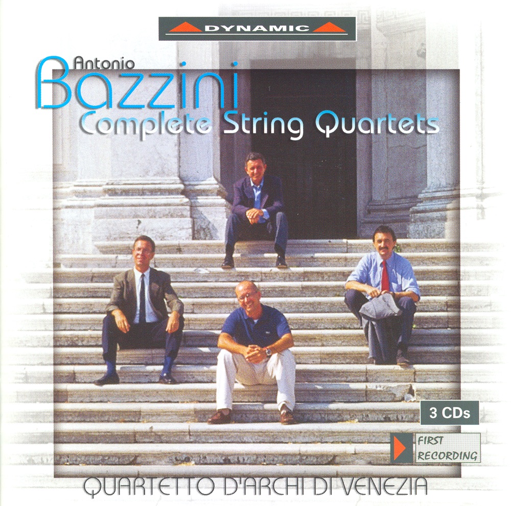 Обложка альбома «Bazzini: String Quartets (Complete)» — Quartetto d'Archi di Venezia