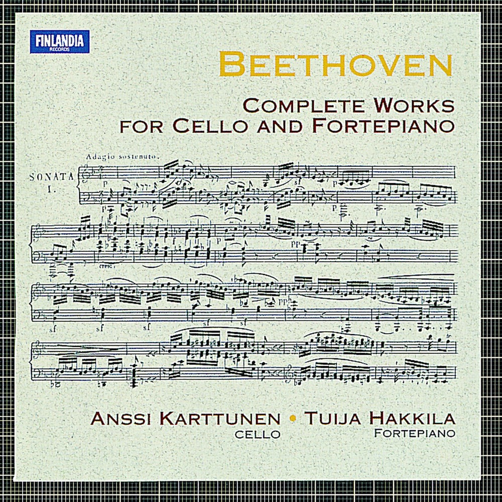 Обложка альбома «Beethoven: Complete Works for Cello and Fortepiano» — Anssi Karttunen & Tuija Hakkila