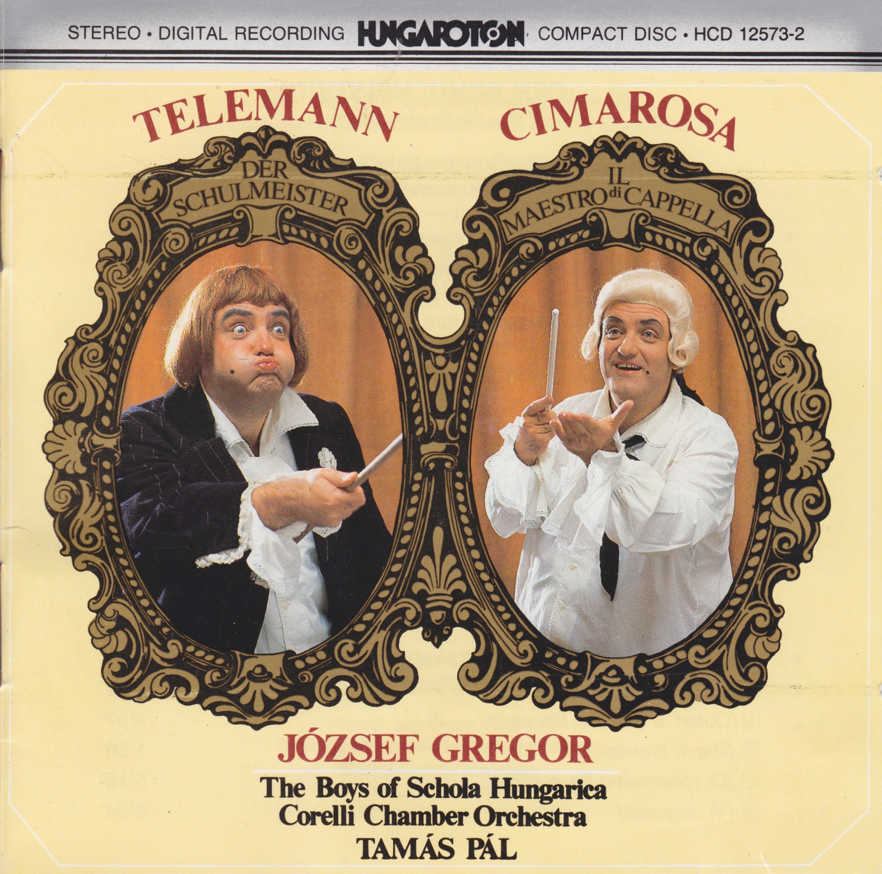 Telemann: Der Schulmeister - Cimarosa: Il Maestro di Cappella by József Gregor album cover