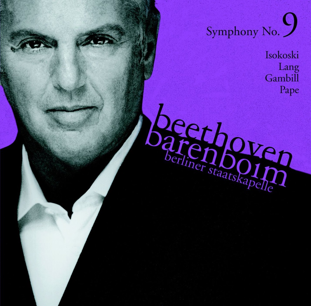 Обложка альбома «Beethoven : Symphony No. 9, Op. 125 "Choral"» — Daniel Barenboim & Staatskapelle Berlin