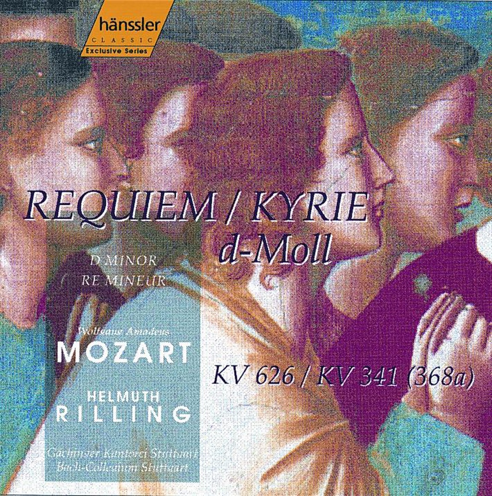 Обложка альбома «Mozart: Requiem In D Minor - Kyrie In D Minor» — Andreas Schmidt, Ingeborg Danz, Christiane Oelze, Scot Weir, Gächinger Kantorei Stuttgart, Helmuth Rilling & Stuttgart Bach Collegium