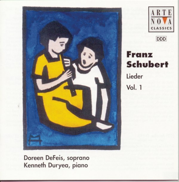 Обложка альбома «Schubert: Lieder Vol. 1» — Doreen de Feis & Kenneth Duryea