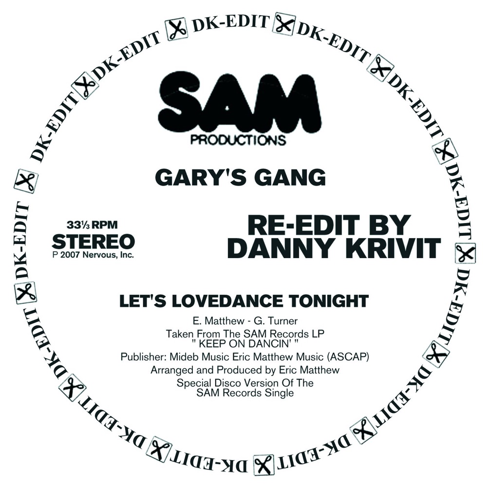 Обложка альбома «Let's Lovedance Tonight - Danny Krivit Re-Edit - EP» — Gary's Gang