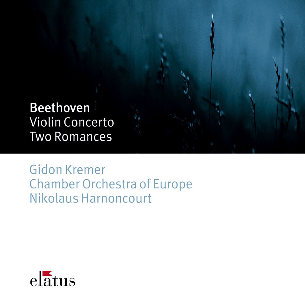 Beethoven: Violin Concerto & Romances by Chamber Orchestra of Europe, Gidon Kremer & Nikolaus Harnoncourt album cover
