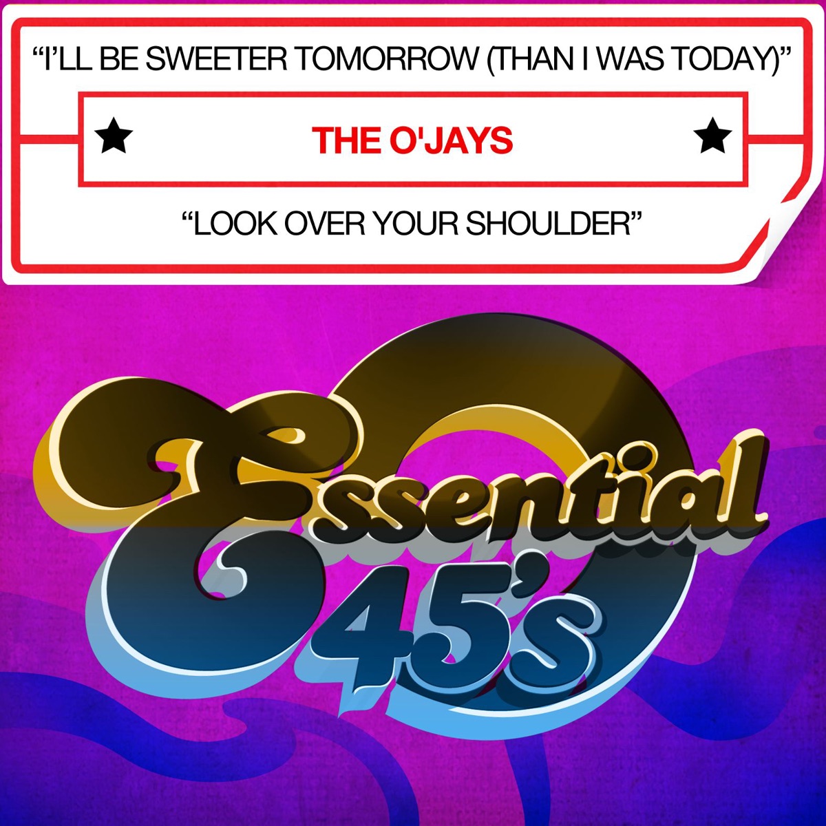 I’ll Be Sweeter Tomorrow (Than I Was Today) [Digital 45] cover