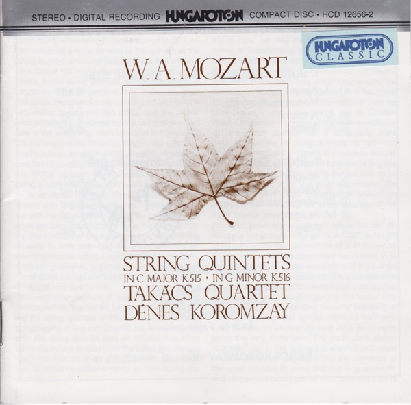 W.A. Mozart: String Quintets