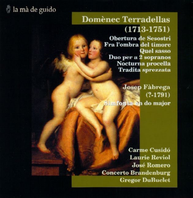 Обложка альбома «Domènec Terradellas & Josep Fàbrega» — Concerto Brandenburg & Gregor DuBuclet
