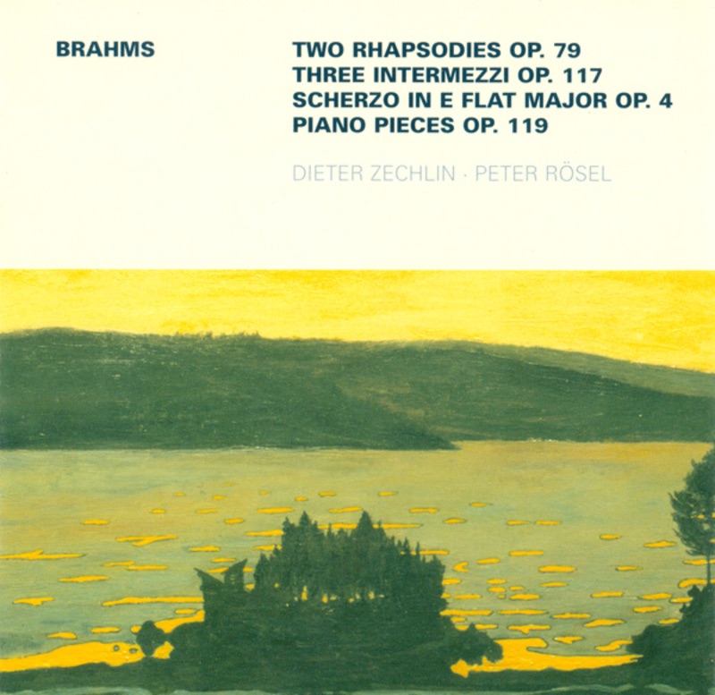 Обложка альбома «Johannes Brahms: 2 Rhapsodies / 3 Intermezzos / 4 Piano Pieces, Op. 119 / Scherzo, Op. 4 (Peter Rösel, Dieter Zechlin)» — Dieter Zechlin & Peter Rösel