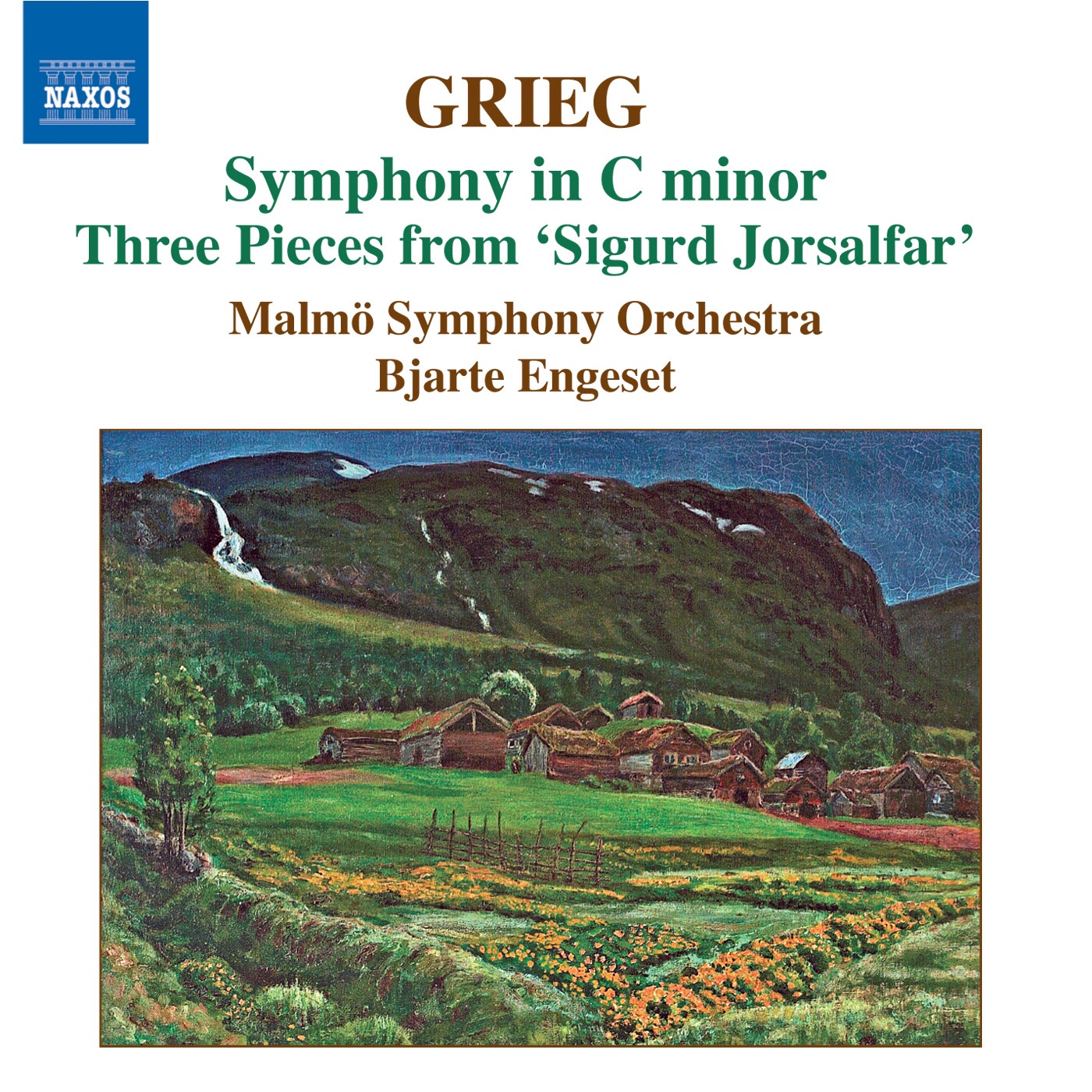 Grieg: Symphony in C Minor by Bjarte Engeset & Malmö Symphony Orchestra album cover