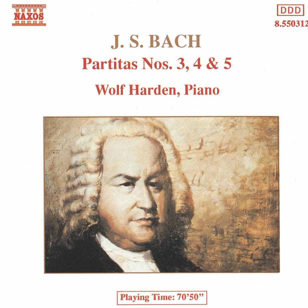 Обложка альбома «Bach: Partitas Nos. 3-5, BWV 827-829» — Wolf Harden