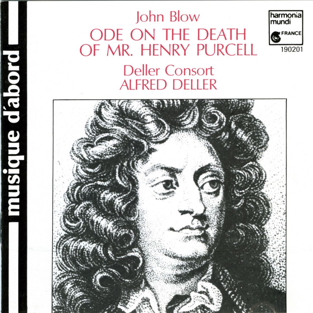 Обложка альбома «Blow: Ode on the Death of Mr. Henry Purcell» — Alfred Deller & Deller Consort