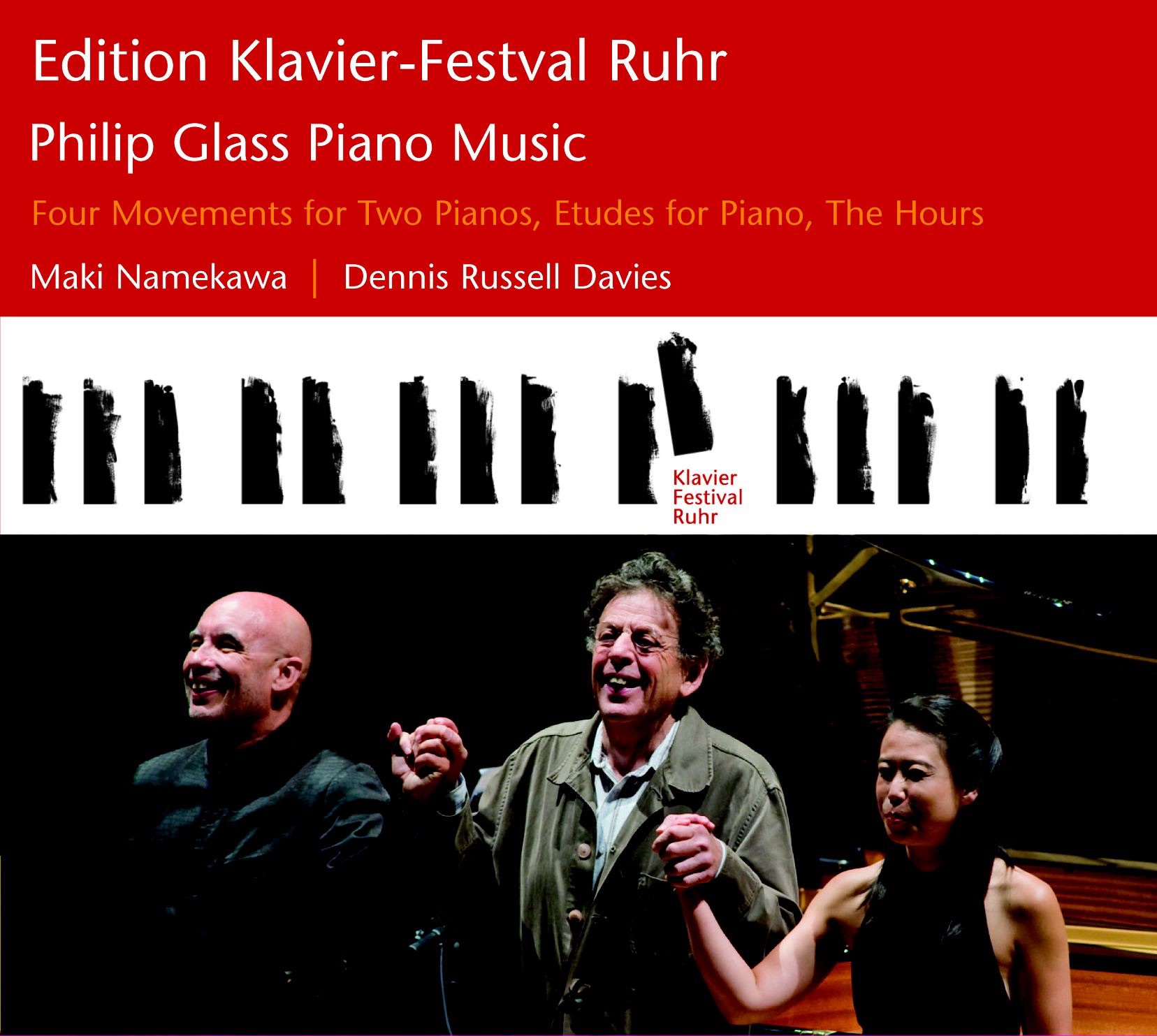 Philip Glass: Piano Music by Dennis Russell Davies & Maki Namekawa album cover
