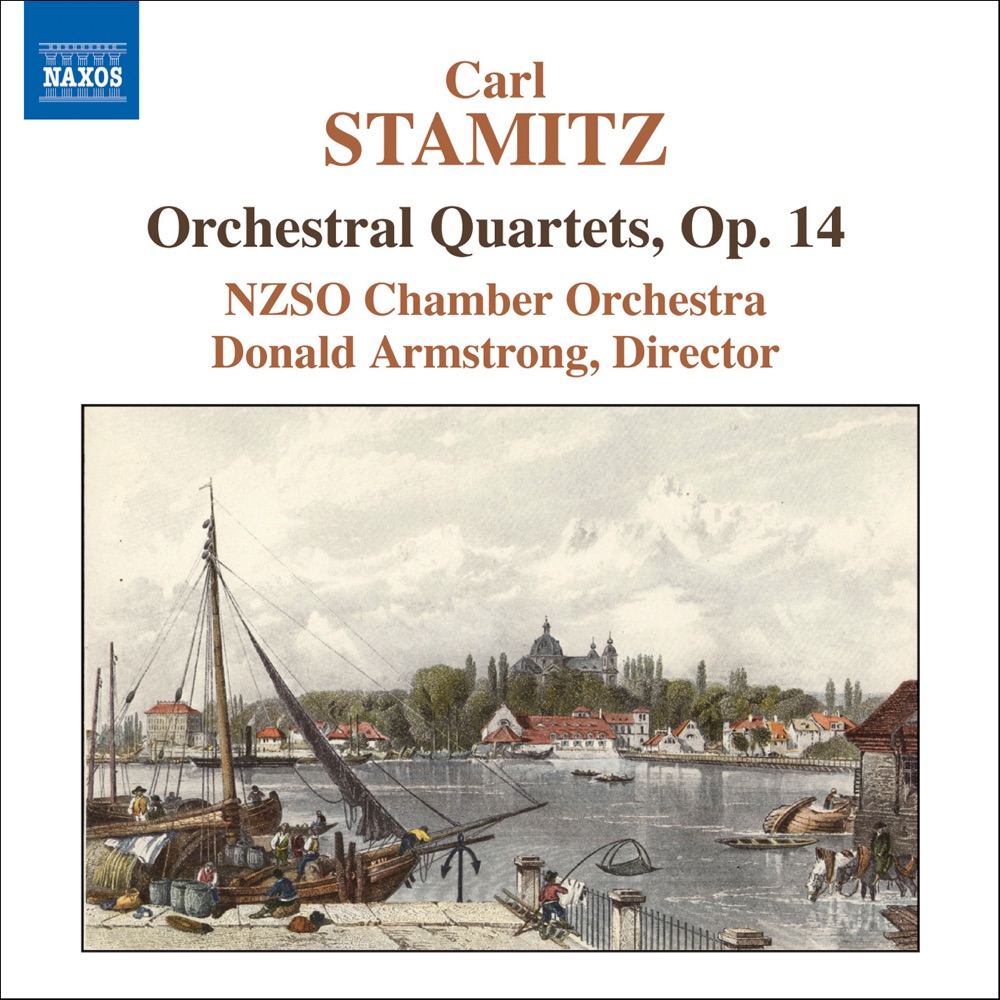 Обложка альбома «Stamitz: Orchestral Quartets, Op. 14» — Donald Armstrong & NZSO Chamber Orchestra