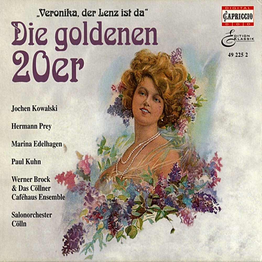 Обложка альбома «The Golden 20s» — Werner Brock, Collner Cafehaus Ensemble, Paul Kuhn, Hermann Prey, Jochen Kowalski, Daniel Morgenroth, Cologne Salon Orchestra & Marina Edelhagen