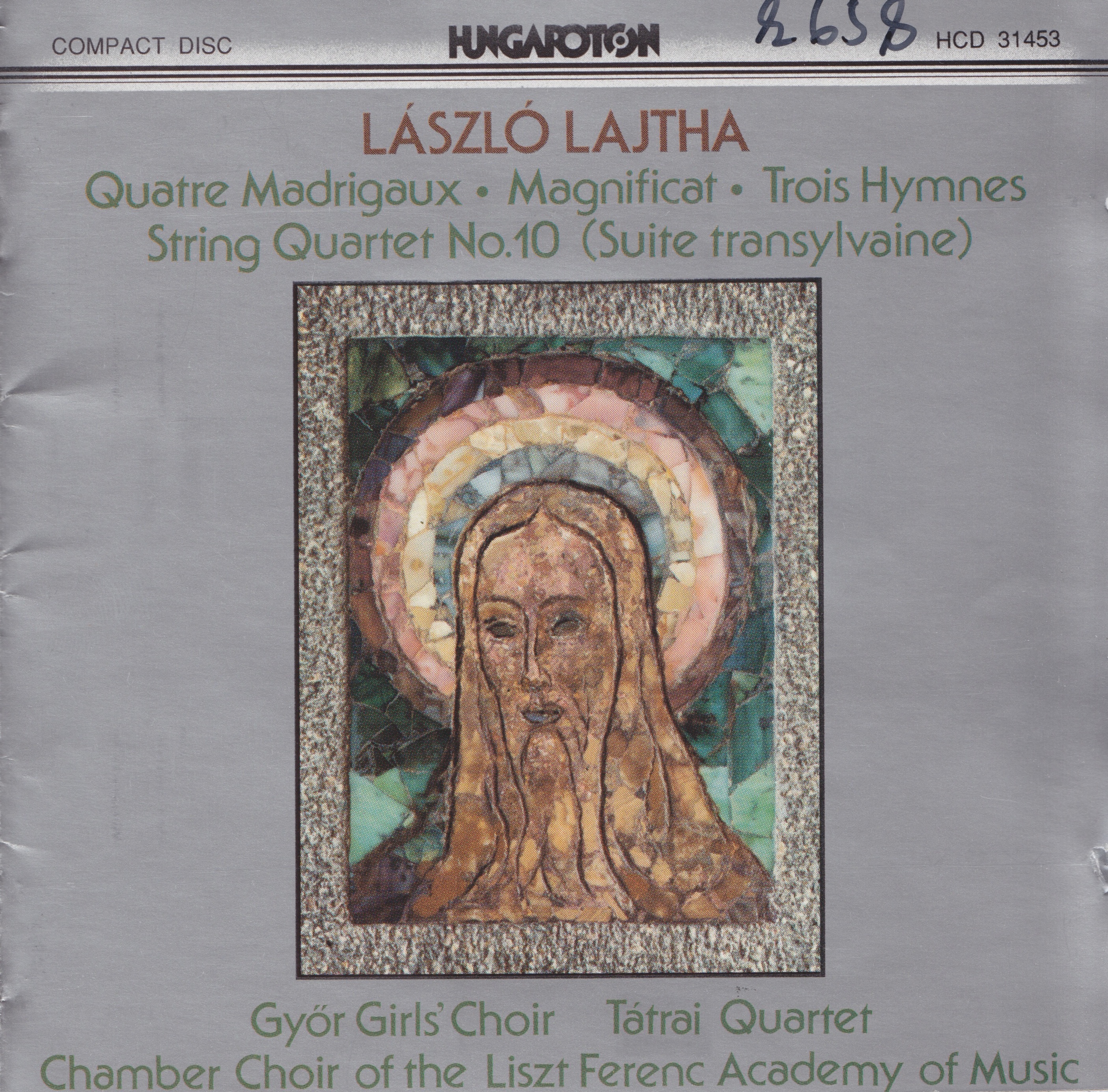 Magnificat Op. 60 by Győr Girls' Choir, László Hoffmann, Miklos Szabo, Chamber Choir of the Liszt Ferenc Academy of Music, Tátrai Quartet & Istvan Parkai album cover
