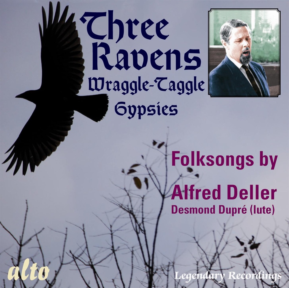 Обложка альбома «Folksongs by Alfred Deller: The Three Ravens; The Wraggle-Taggle Gypsies» — Alfred Deller & Desmond Dupré