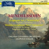 Mendelssohn: Symphony No. 3 Scottish & Symphony for Strings No. 9 Swiss artwork