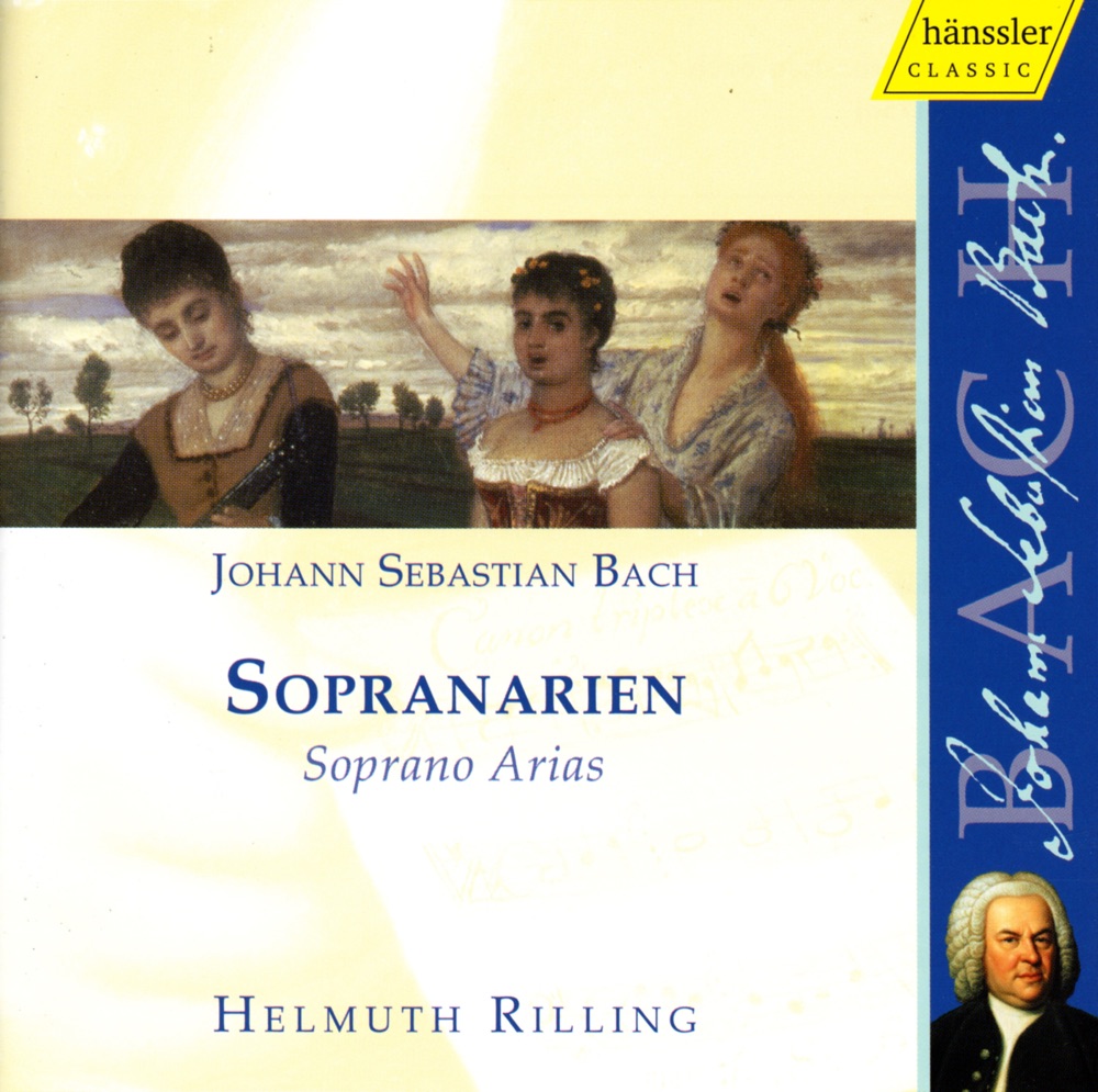 Обложка альбома «Bach, J.S.: Soprano Arias» — Arleen Auger, Helmuth Rilling, Württemberg Chamber Orchestra Heilbronn, Stuttgart Bach Collegium, Gächinger Kantorei Stuttgart, Ulrike Sonntag, Costanza Cuccaro, Juliane Banse, Krisztina Laki, Helen Donath, Eva Caspo & Christiane Oelze