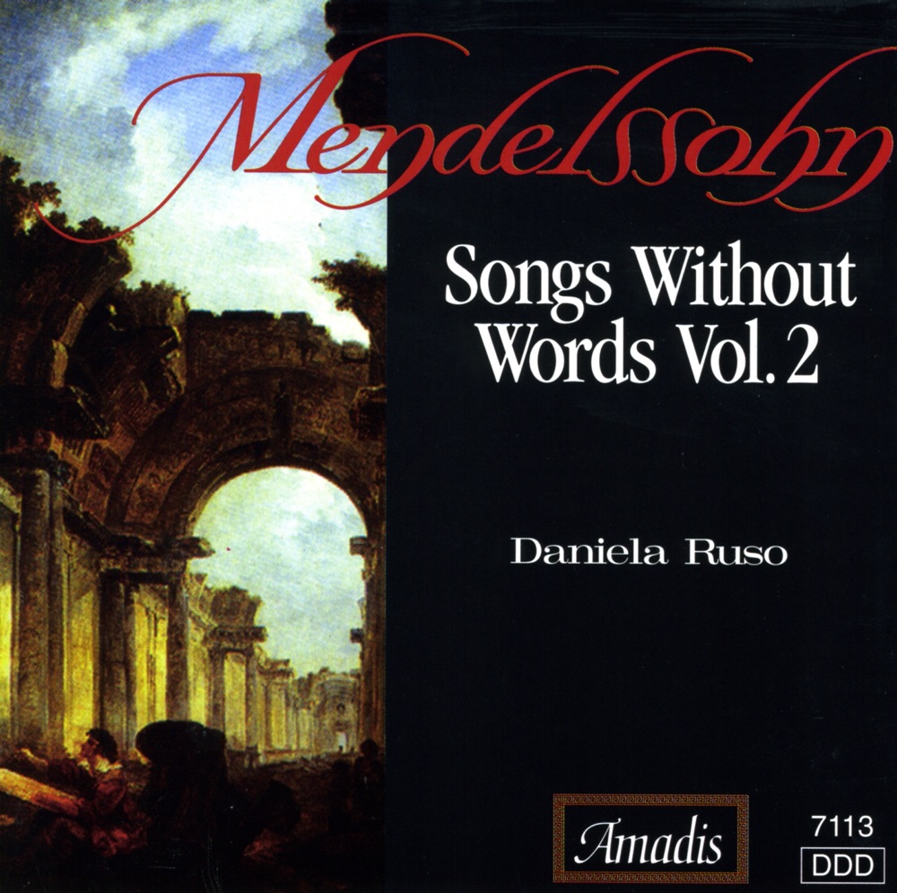 Обложка альбома «Mendelssohn: Songs Without Words, Books 5-8» — Daniela Ruso