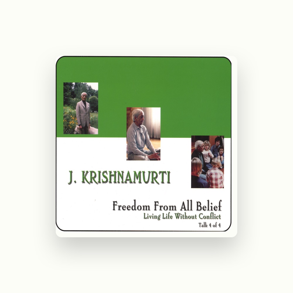 Фото Jiddu Krishnamurti