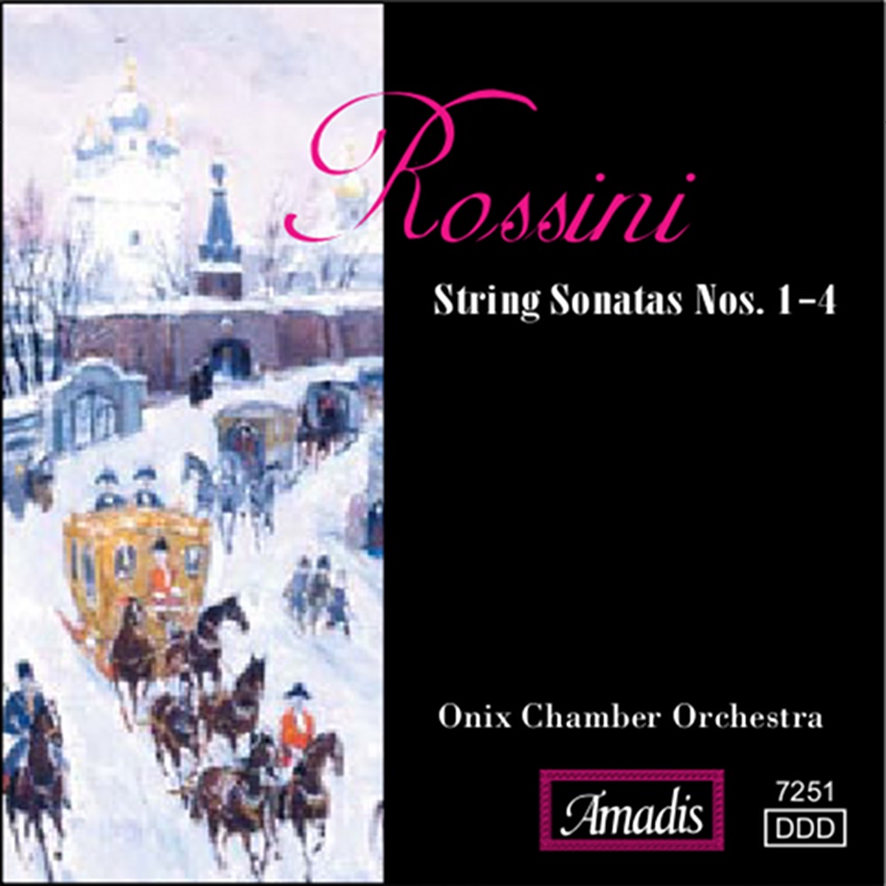 Обложка альбома «Rossini: Sonatas for Strings Nos. 1-4» — Onix Chamber Orchestra