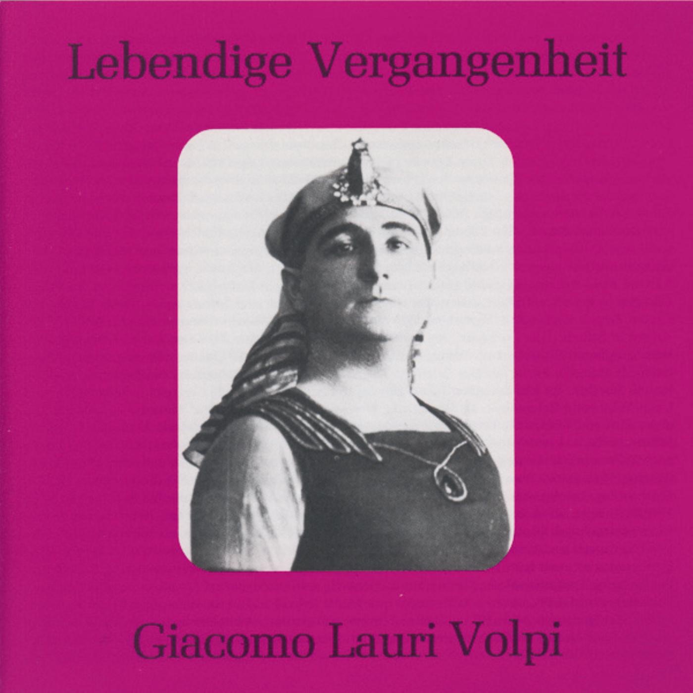 Lebendige Vergangenheit - Giacomo Lauri Volpi by Giacomo Lauri-Volpi album cover