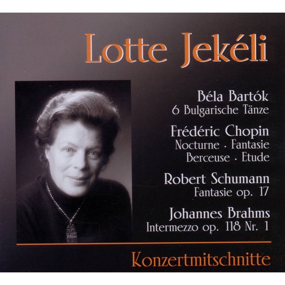 Обложка альбома «Konzertmitschnitte» — Lotte Jekéli