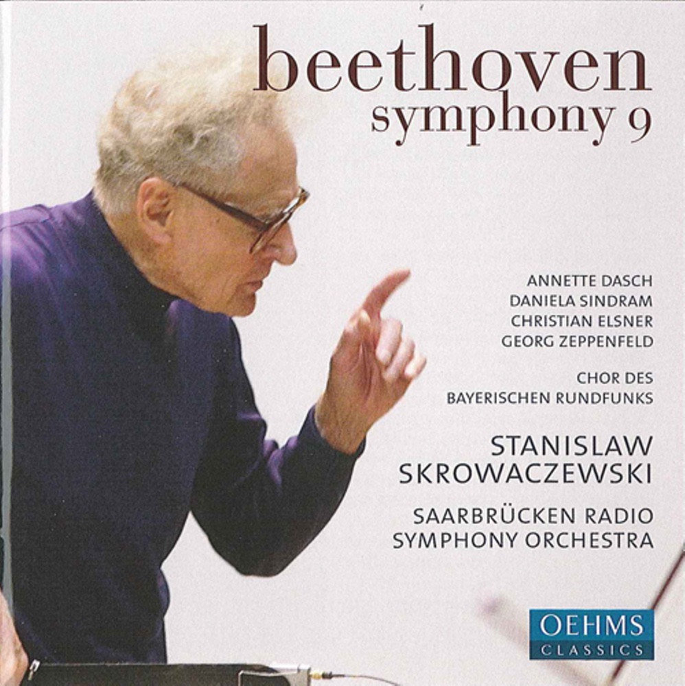 Обложка альбома «Beethoven: Symphony No. 9, "Choral"» — Christian Elsner, Stanisław Skrowaczewski, Daniela Sindram, Saarbrucken Radio Symphony Orchestra, Georg Zeppenfeld, Bavarian Radio Chorus & Annette Dasch