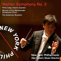 Mahler: Symphony No. 3 - New York Philharmonic &amp; Alan Gilbert Cover Art
