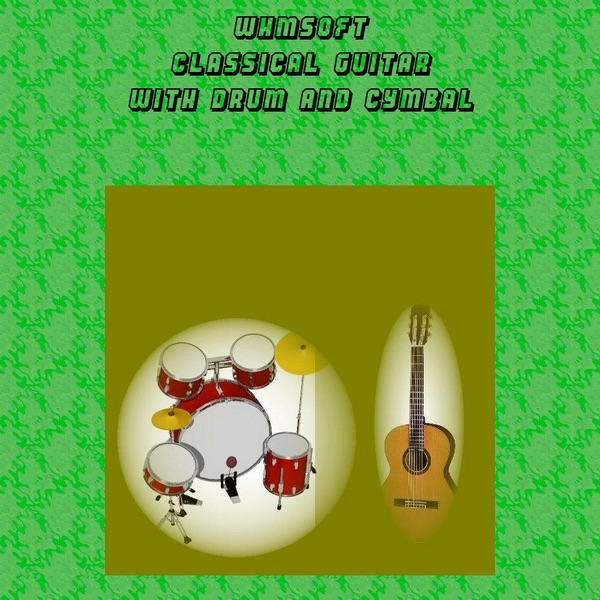 Classical Guitar With Drum and Cymbal
