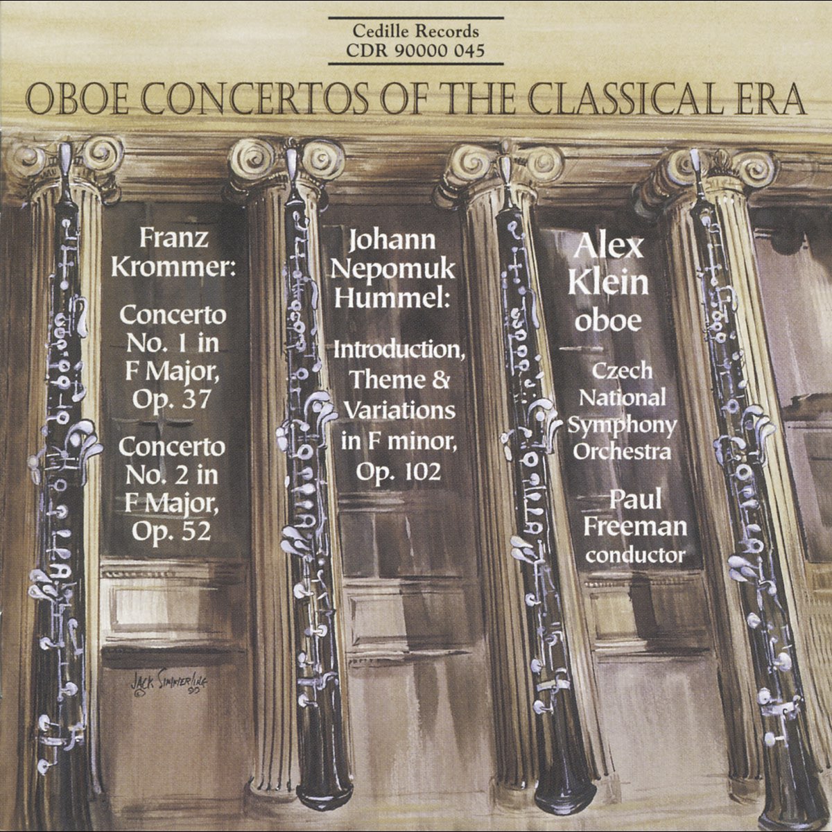 ‎Krommer Oboe Concertos Nos. 1 and 2 Hummel Introduction, Theme and