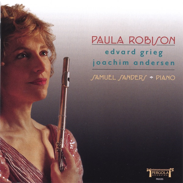 Обложка альбома «Edvard Grieg, Joachim Andersen» — Paula Robison