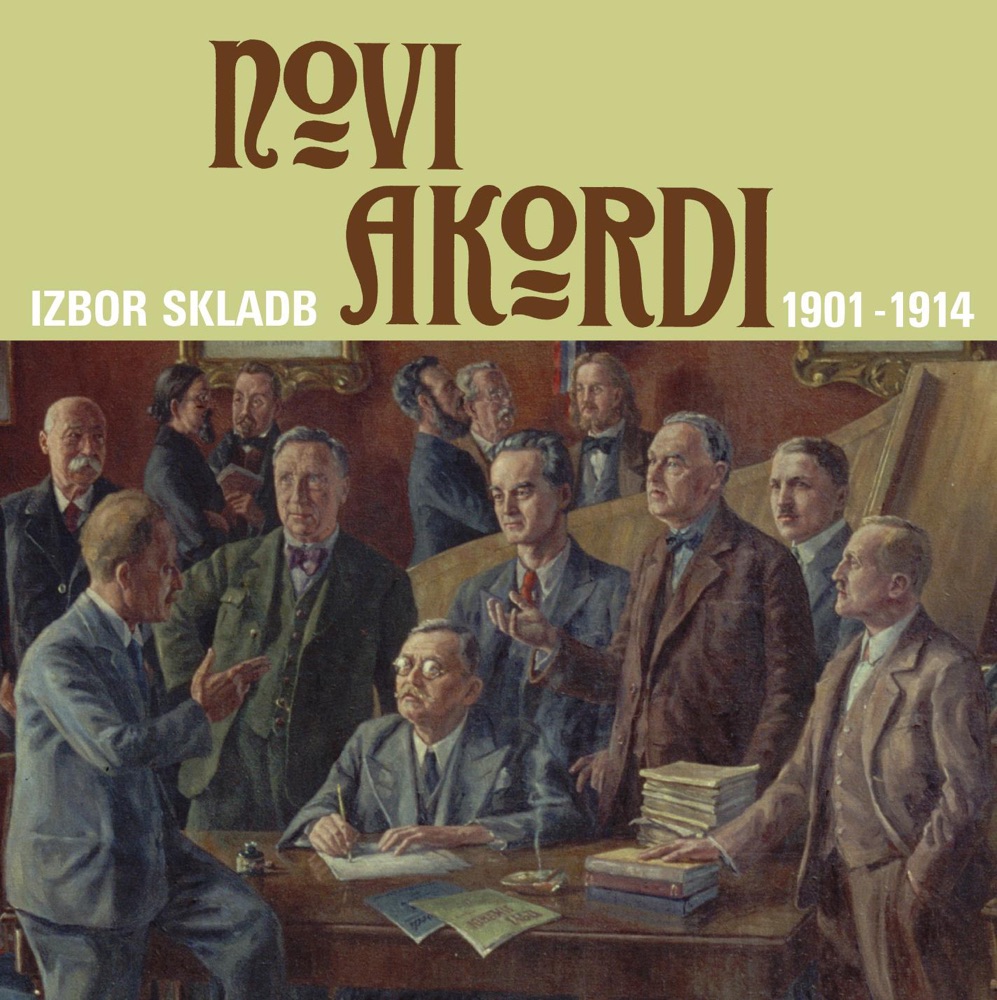 Обложка альбома «Novi Akordi» — Komorni Zbor RTV Slovenija, Aci Bertoncelj, Marko Fink, Natasa Valant & Maja Mancini