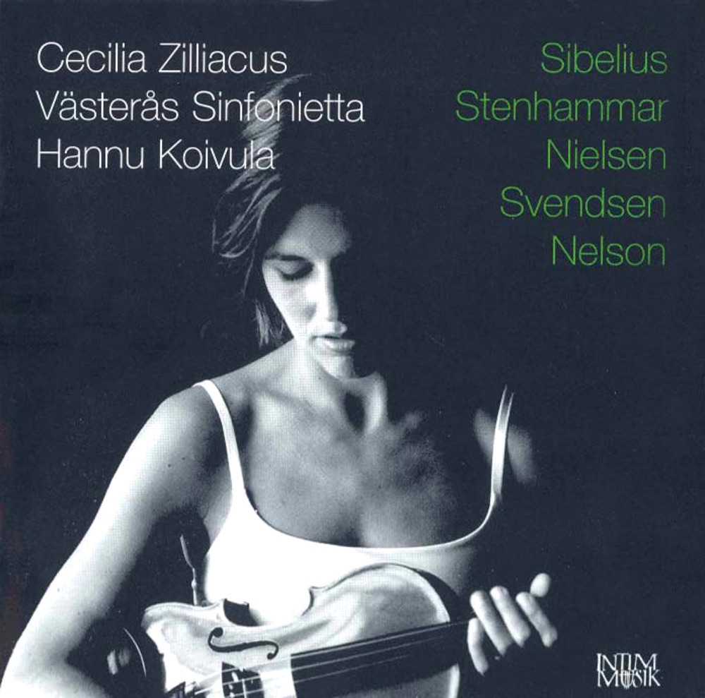 Обложка альбома «Zilliacus, Cecilia: Sibelius, Stenhammar, Nielsen, Svendsen & Nelson» — Hannu Koivula, Cecilia Zilliacus & Västerås Sinfonietta
