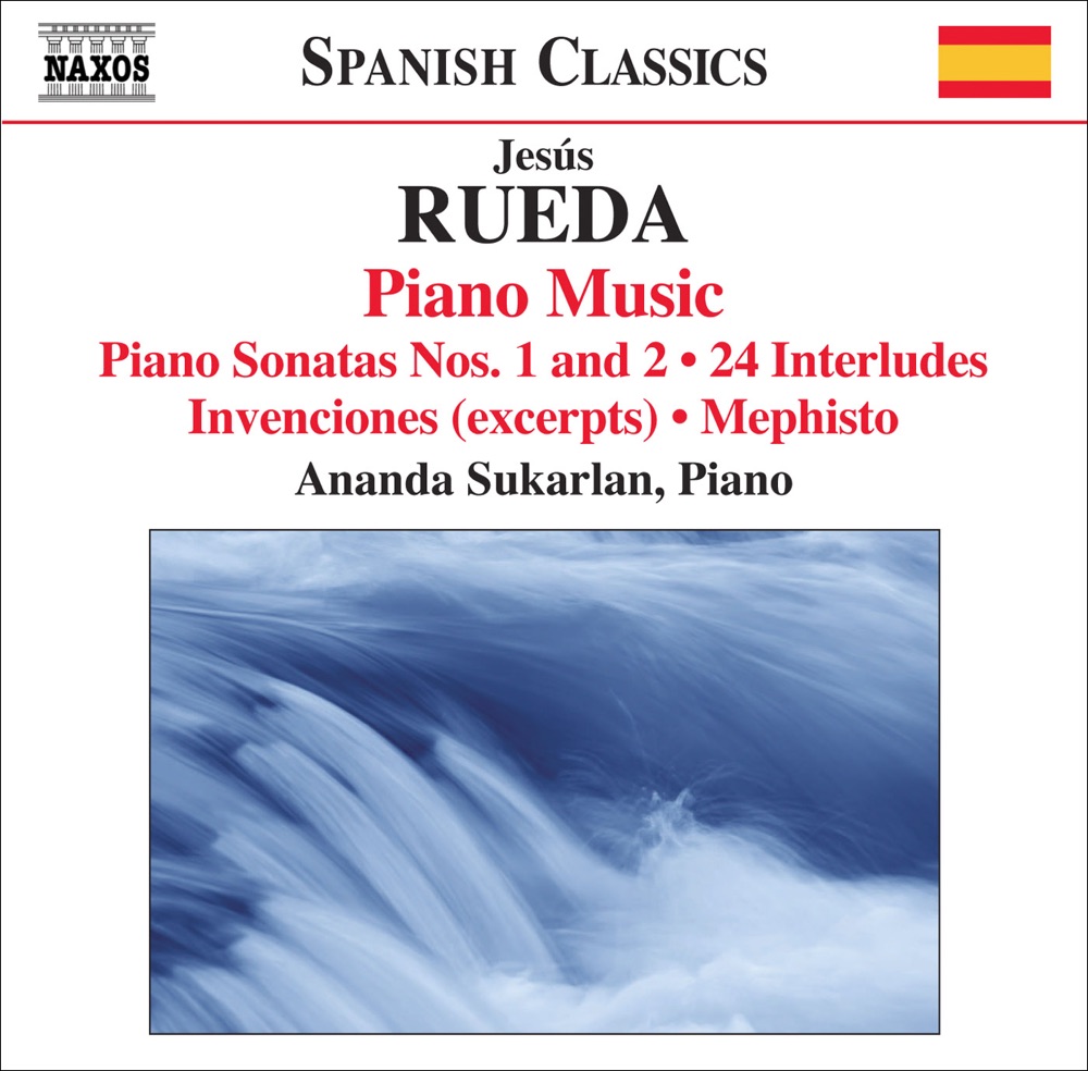 Обложка альбома «Rueda: Piano Music - Piano Sonatas Nos. 1, 2 - 24 Interludes - Invenciones (Excerpts) - Mephisto» — Ananda Sukarlan