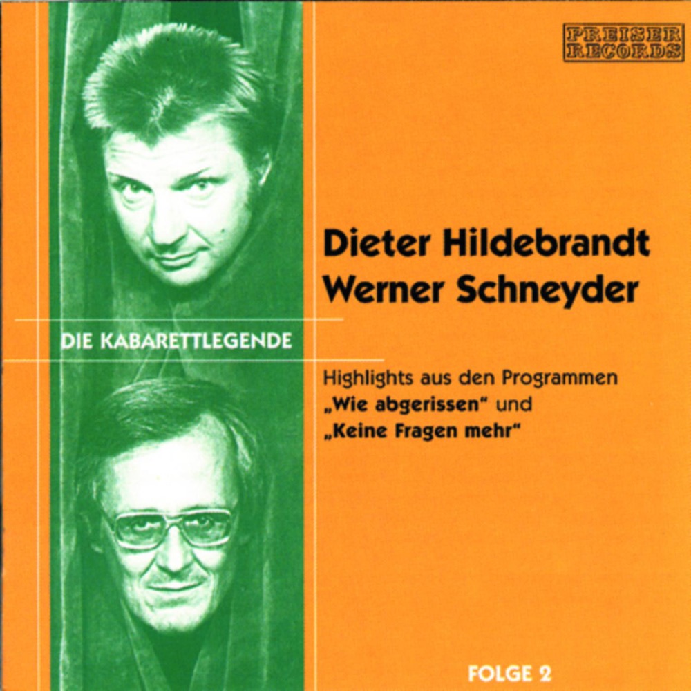 Обложка альбома «Kabarettlegende - Wie Abgerissen - Keine Fragen Mehr» — Dieter Hildebrandt