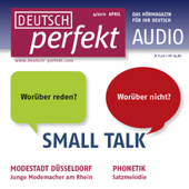 Audiobook cover for Deutsch perfekt Audio - Small Talk. 4/2011 by Div.